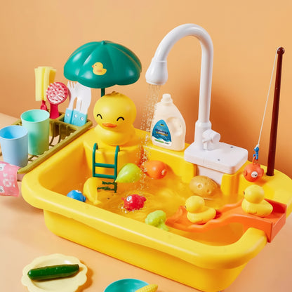 Cuisine Enfant Jouet Évier Eau Électrique Set Cuisine