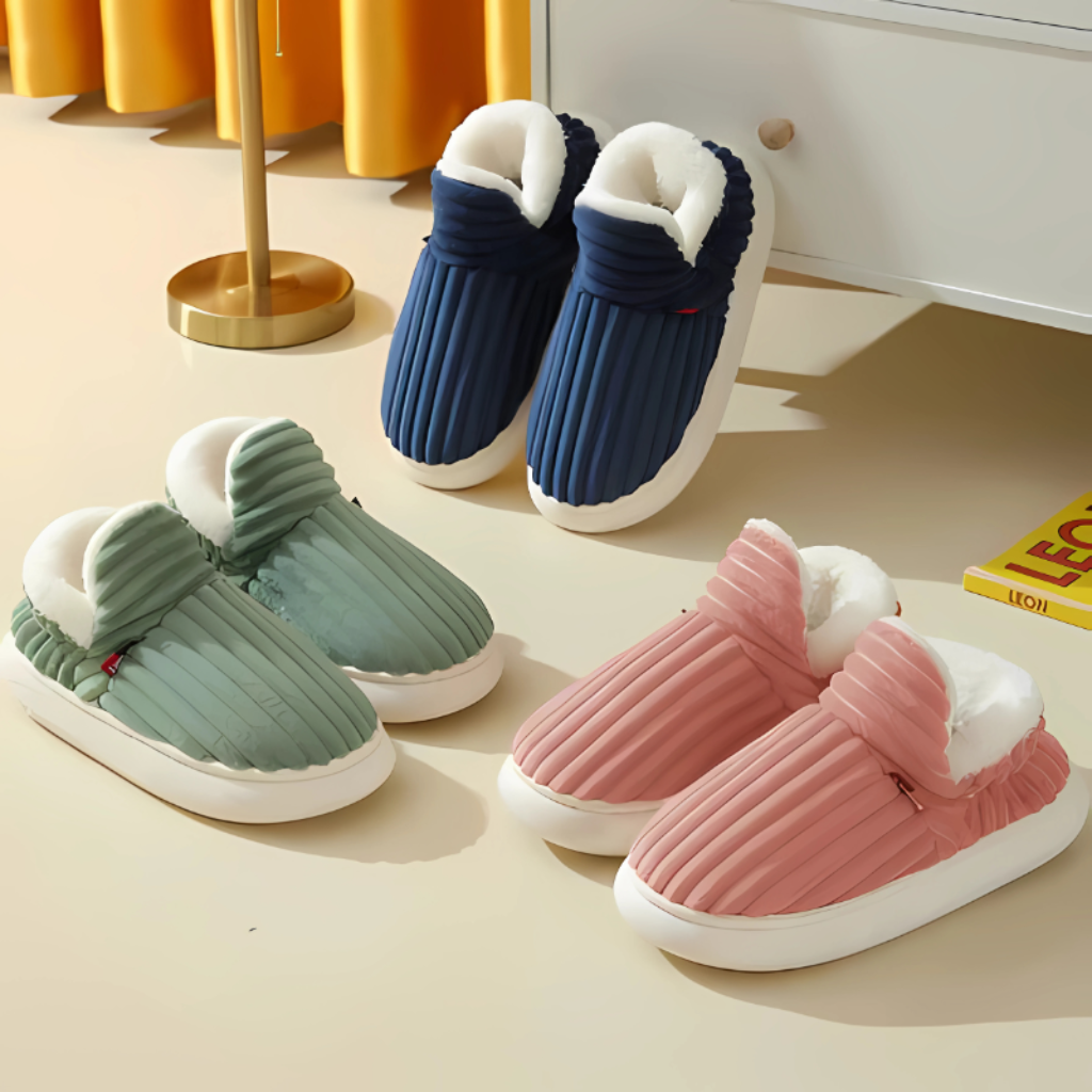 Plüsch Hausschuhe Kuschelige Indoor Schuhe - Image 1