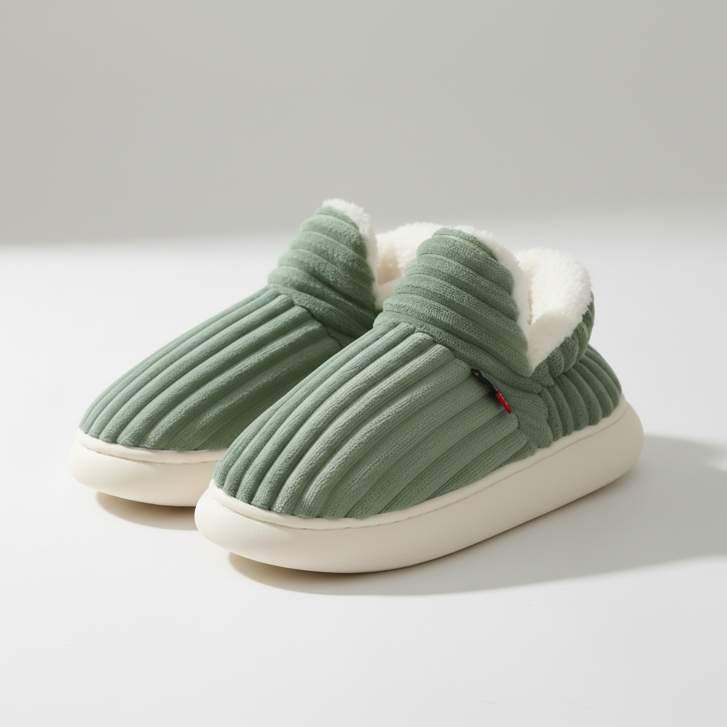 Plüsch Hausschuhe Kuschelige Indoor Schuhe - Image 6