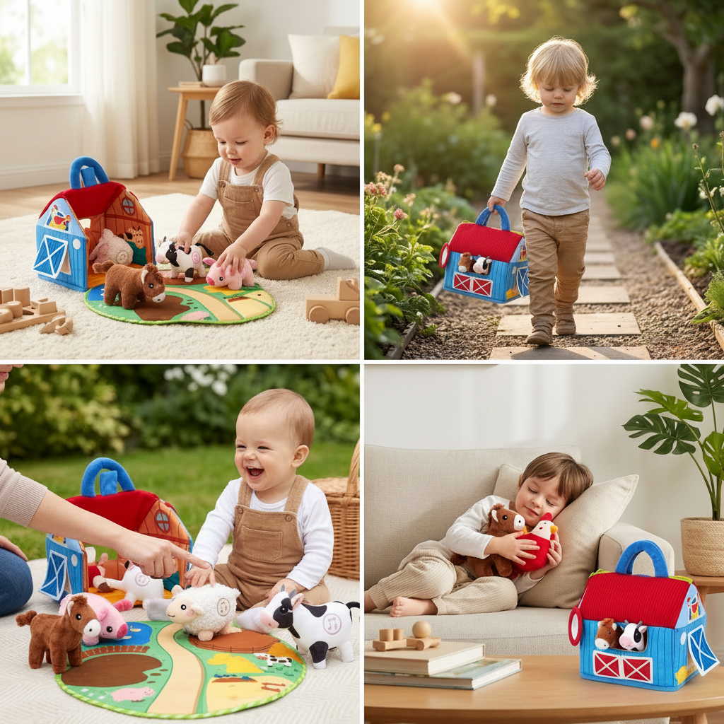Plüschtier Set Lernspielzeug Interaktiver Spielspaß - Image 4