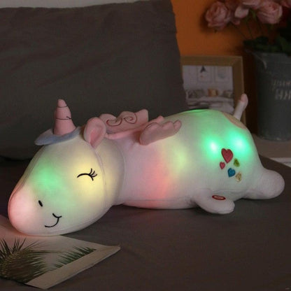 Glowing Unicorn Plush Toy Light Kids Gift