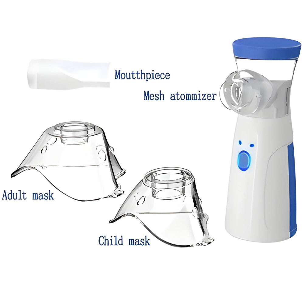 Inhalator Tragbar Ultraschall Vernebler Kinder Erwachsene