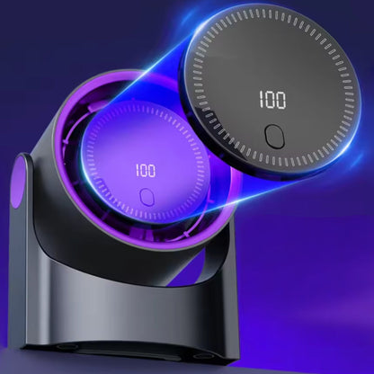 USB Table Fan Portable Swivel Air Cooler