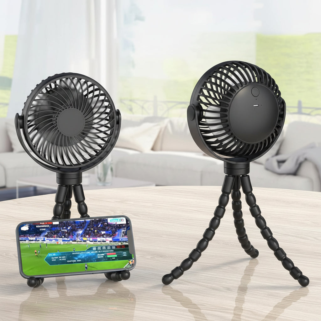 Ventilatore portatile mini per passeggino flessibile USB