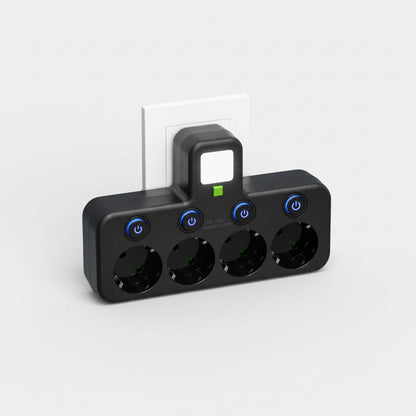 Mehrfachsteckdose VOLTRIQ ProLine | 3–4 Steckplätze + 2× USB & 1× Typ-C | 2500 W | Überspannungsschutz & Kontrollschalter - Image 5