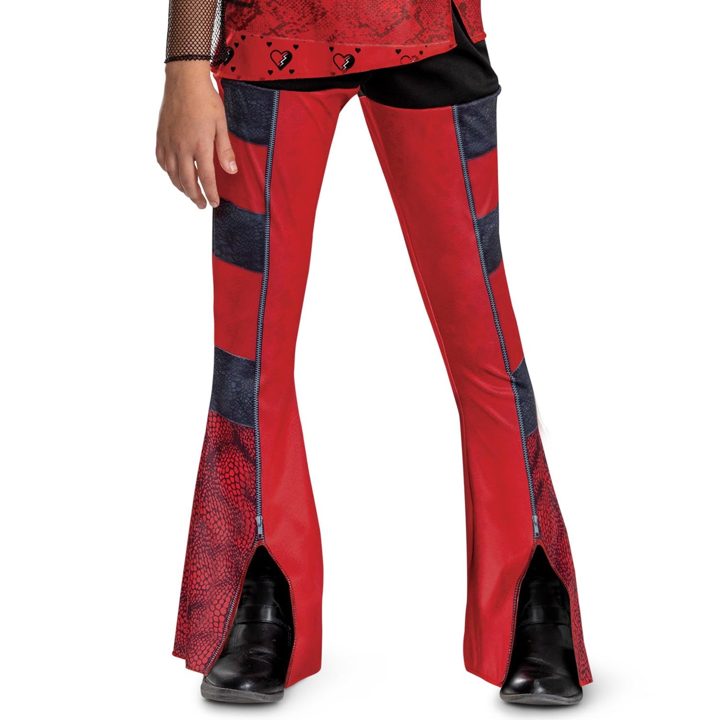 Halloween Costume Red PU Leather Kids