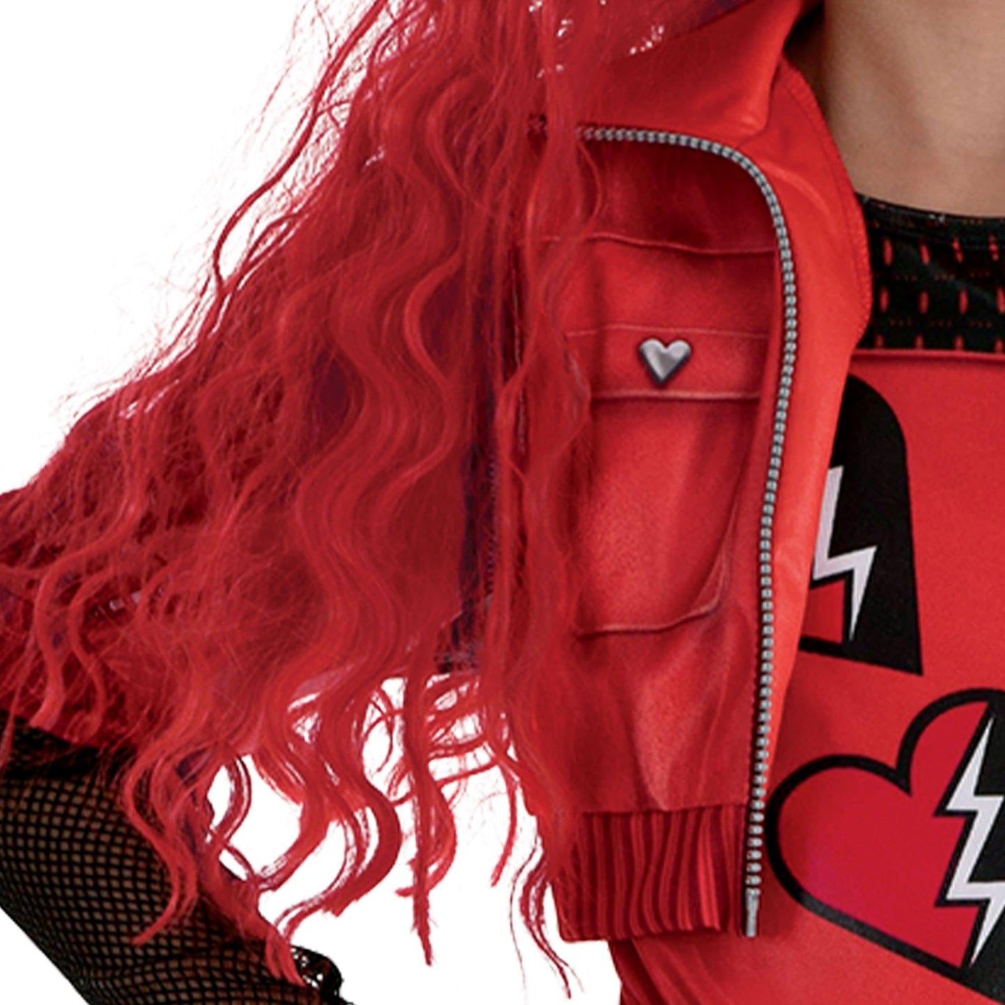 Halloween Costume Red PU Leather Kids