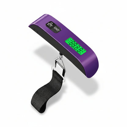 Báscula digital para maletas con pantalla LCD para equipaje y viajes