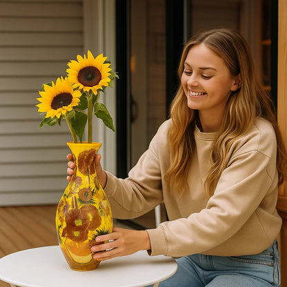 3D Puzzle Vase Flower Decoration Craft Kit Gift