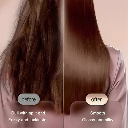 Haarglätter Bürste Schwarz Ionen Styling