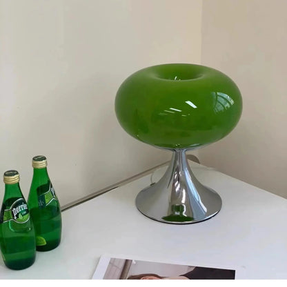 Tischlampe Glaschrom Retro-Design