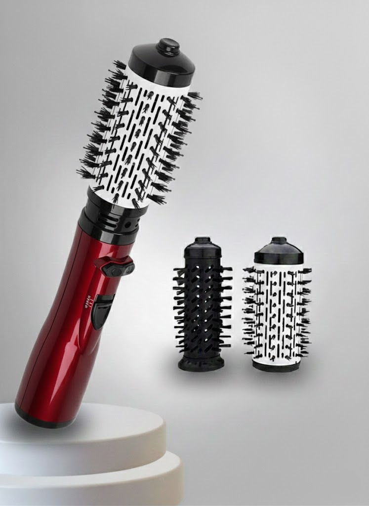 Rotating Hot Air Brush Ceramic Hair Dryer