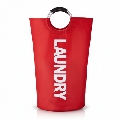 Laundry Basket Padded Handles Foldable Fabric Laundry Collector