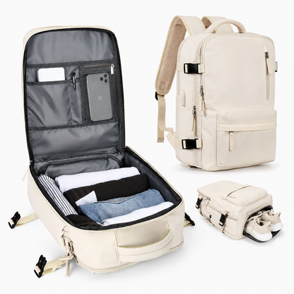 Reiserucksack Reise Rucksack Handgepäck Rucksack Mit Schuhfach - Image 1