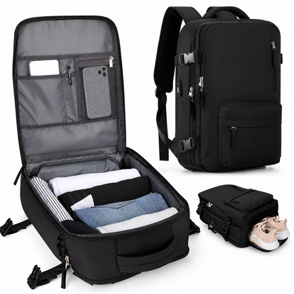 Reiserucksack Reise Rucksack Handgepäck Rucksack Mit Schuhfach - Image 2