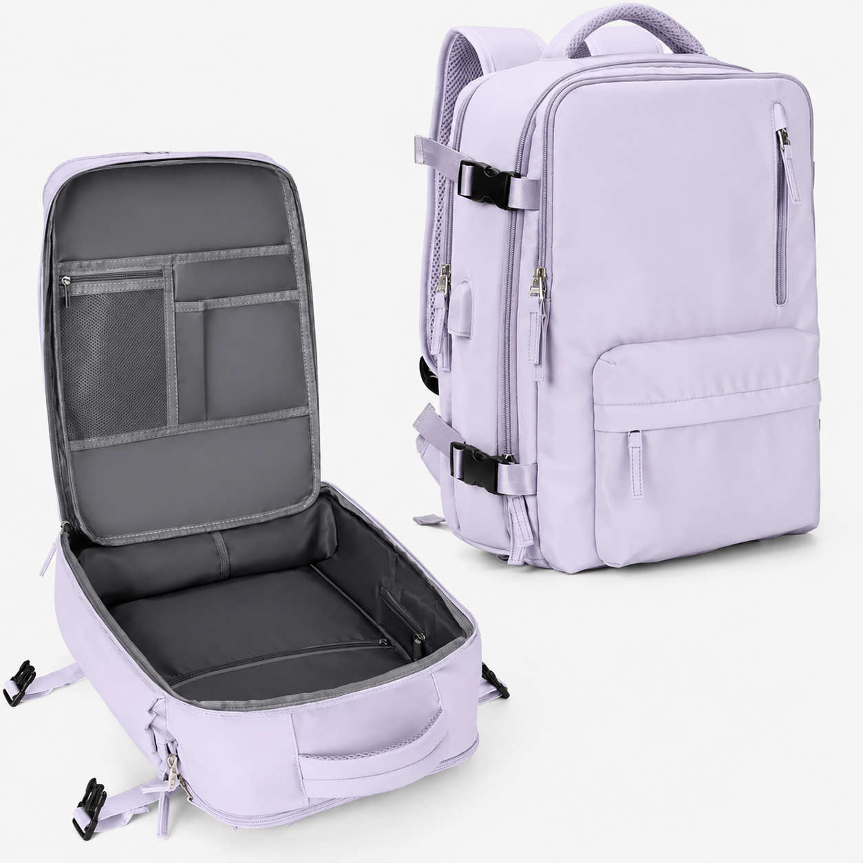 Reiserucksack Reise Rucksack Handgepäck Rucksack Mit Schuhfach - Image 6