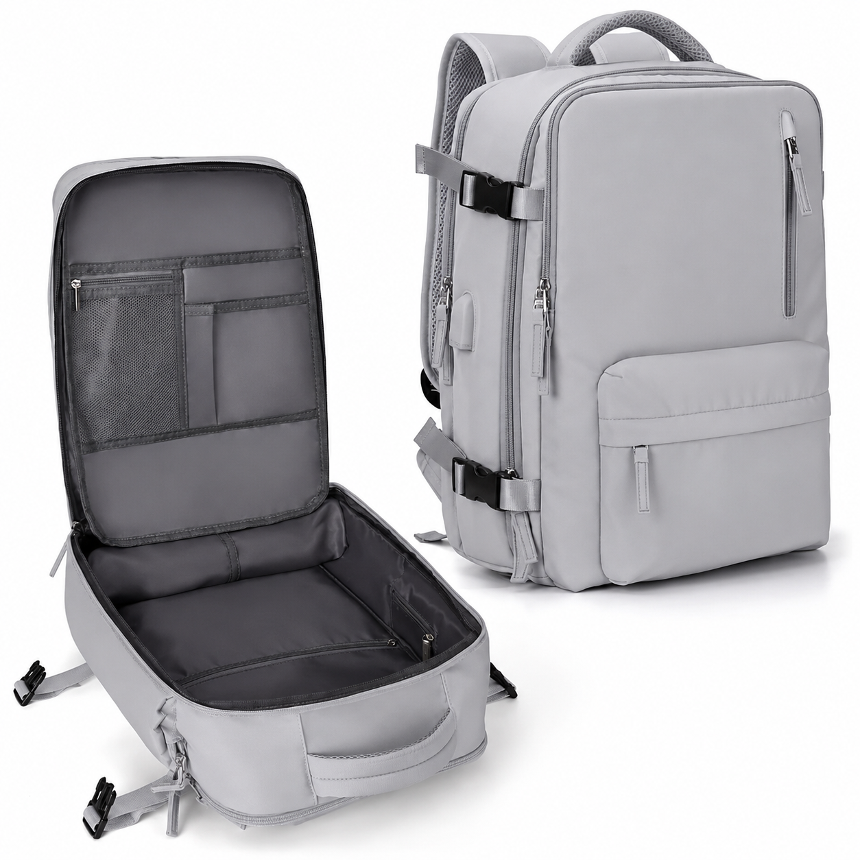Reiserucksack Reise Rucksack Handgepäck Rucksack Mit Schuhfach - Image 8