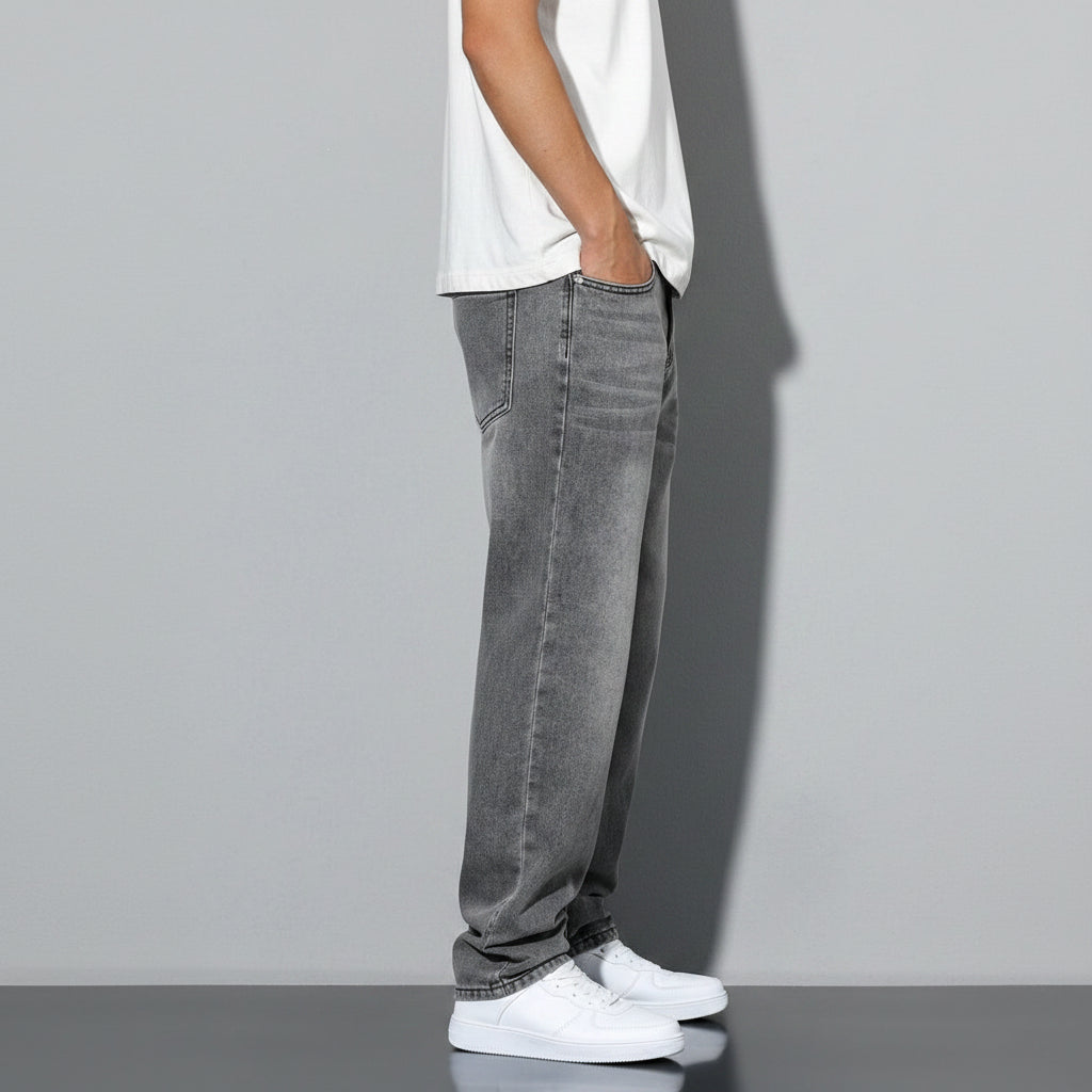 Relaxed Fit Jeans Casual Five Pocket Design - Image 10