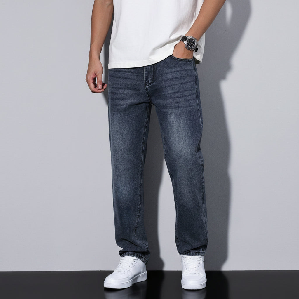 Relaxed Fit Jeans Casual Five Pocket Design - Image 4