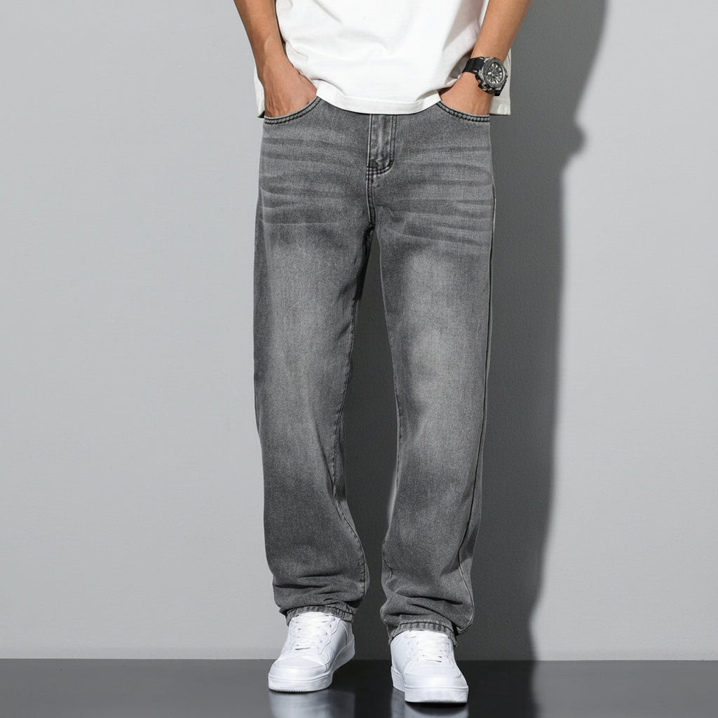 Relaxed Fit Jeans Casual Five Pocket Design - Image 8