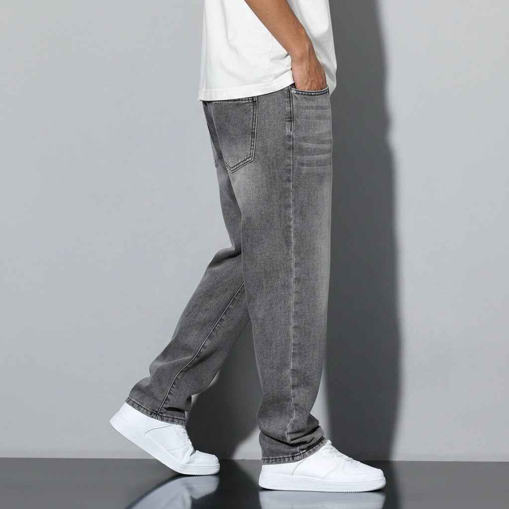 Relaxed Fit Jeans Casual Five Pocket Design - Image 9