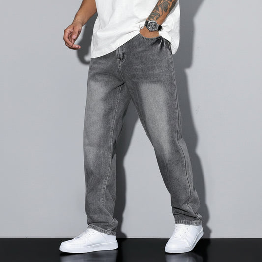 Relaxed Fit Jeans Gerader Schnitt Five Pocket Design - Image 1