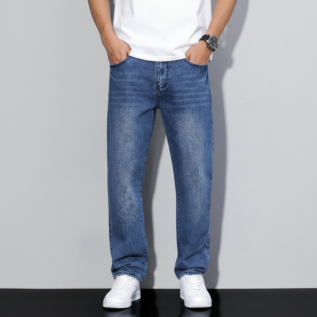 Relaxed Fit Jeans Gerader Schnitt Five Pocket Design - Image 16