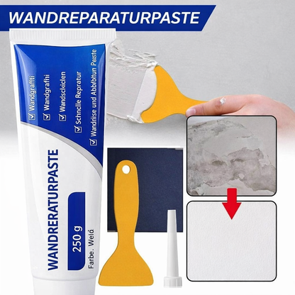 Pâte de réparation murale, enduit de rebouchage, mastic pour fissures, kit de réparation murale
