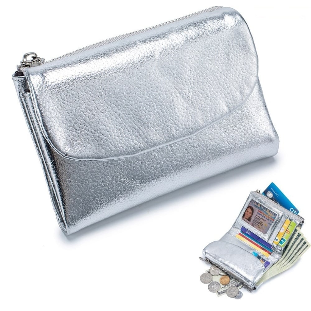 Rfid Geldbörse Damen Geldbörse Mini Klappe - Image 11