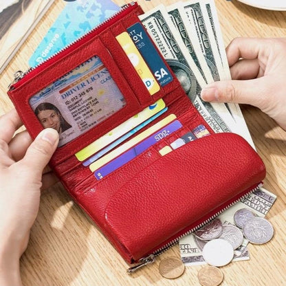 Rfid Geldbörse Damen Geldbörse Mini Klappe - Image 16
