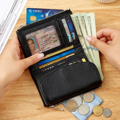 Rfid Geldbörse Damen Geldbörse Mini Klappe - Image 18