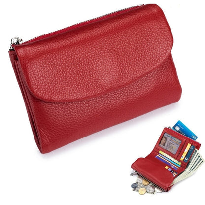 Rfid Geldbörse Damen Geldbörse Mini Klappe - Image 3