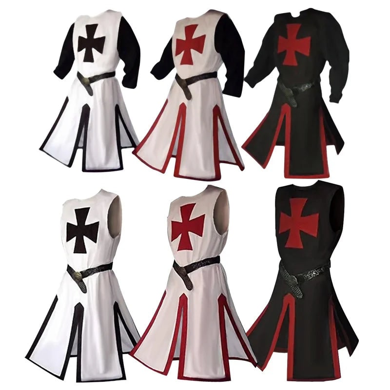 Ritterkostüm Kreuzritter Kostüm Halloween Kostüm Templer Kostüm Kostümset - Image 20