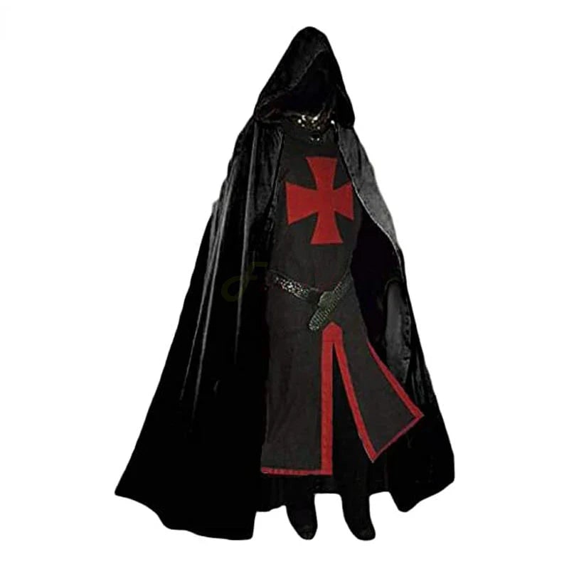 Ritterkostüm Kreuzritter Kostüm Halloween Kostüm Templer Kostüm Kostümset - Image 6