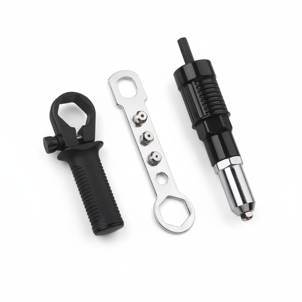 Pinza per rivetti Set adattatori Trapano Strumento in metallo