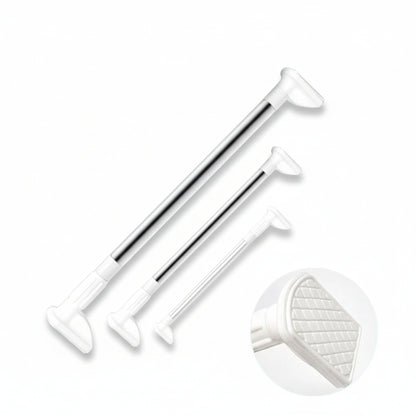 Barre de douche acier inoxydable réglable rideau de douche salle de bain