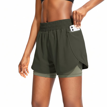 Pantalones cortos deportivos para hombre y mujer Entrenamiento de fitness