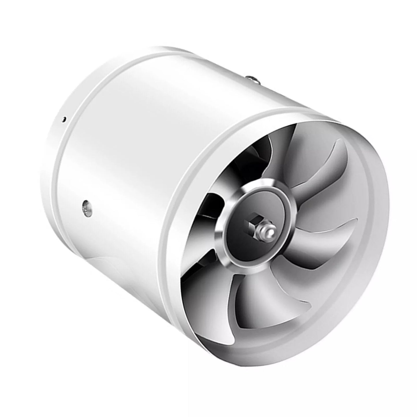 Lüftungsventilator Weiß Leise Metall Wandmontage