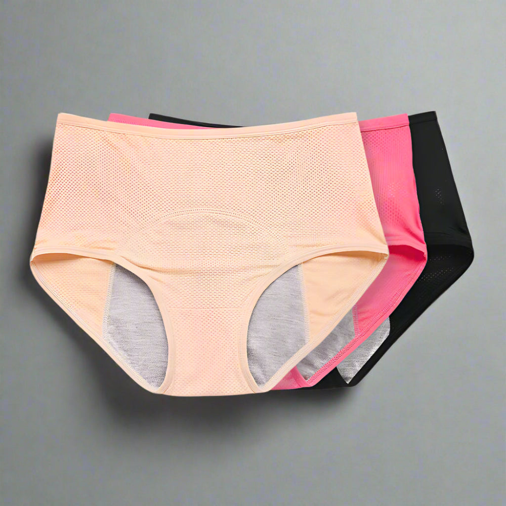 Periodenunterwäsche Baumwolle Auslaufsicher Atmungsaktiv