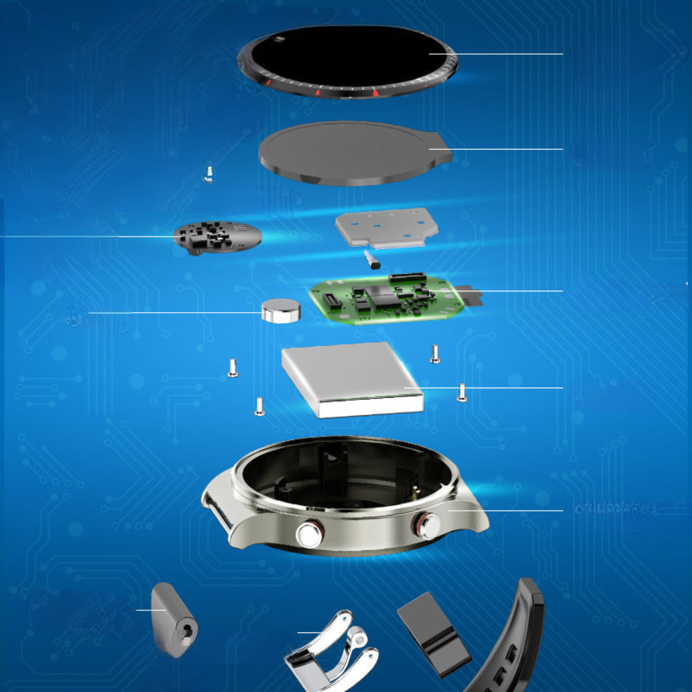 Smartwatch mit EKG Blutdruck Sauerstoffmonitor