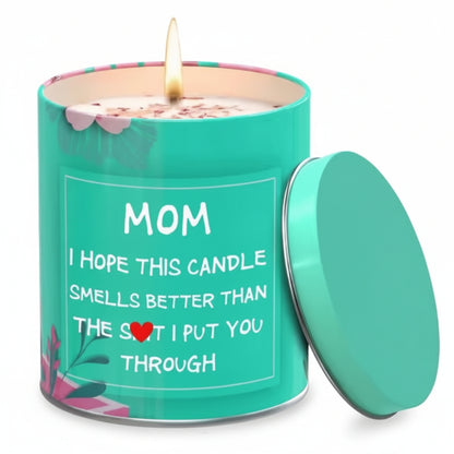 Set Velas Aromáticas Vaso Regalo Día Madre