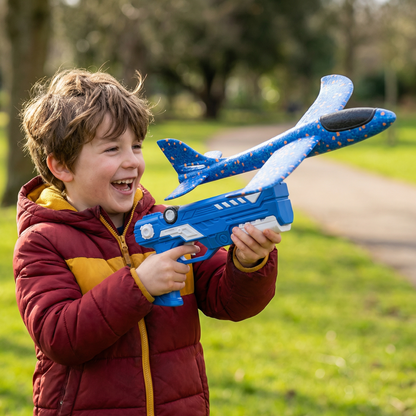 Schaumflugzeug Werfer Spielzeug Handheld Langwurf - Image 6