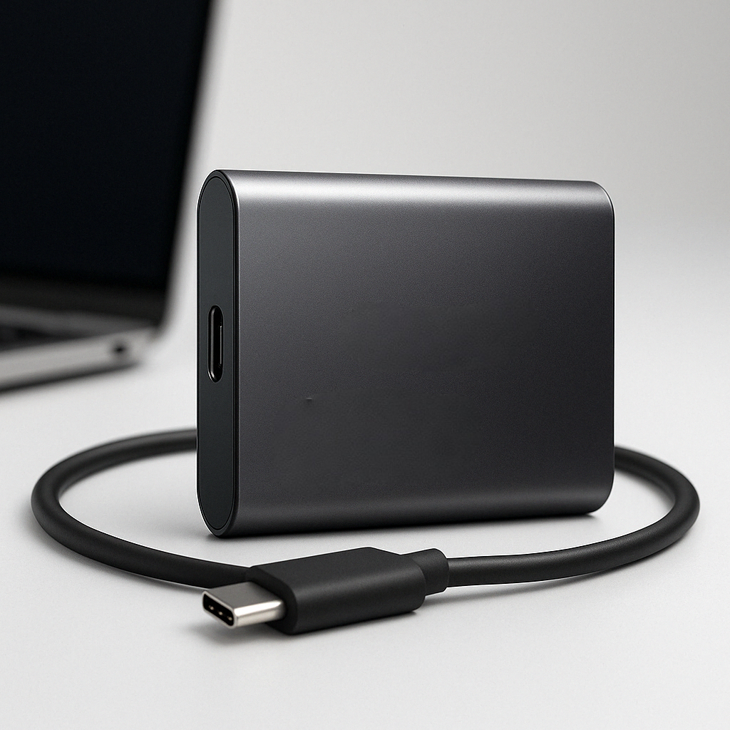 Externe SSD Tragbar USB-C 2TB Speicher