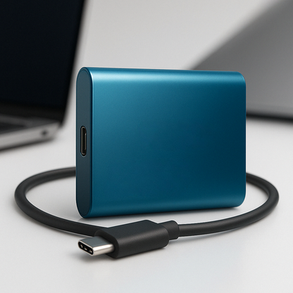 Externe SSD Tragbar USB-C 2TB Speicher