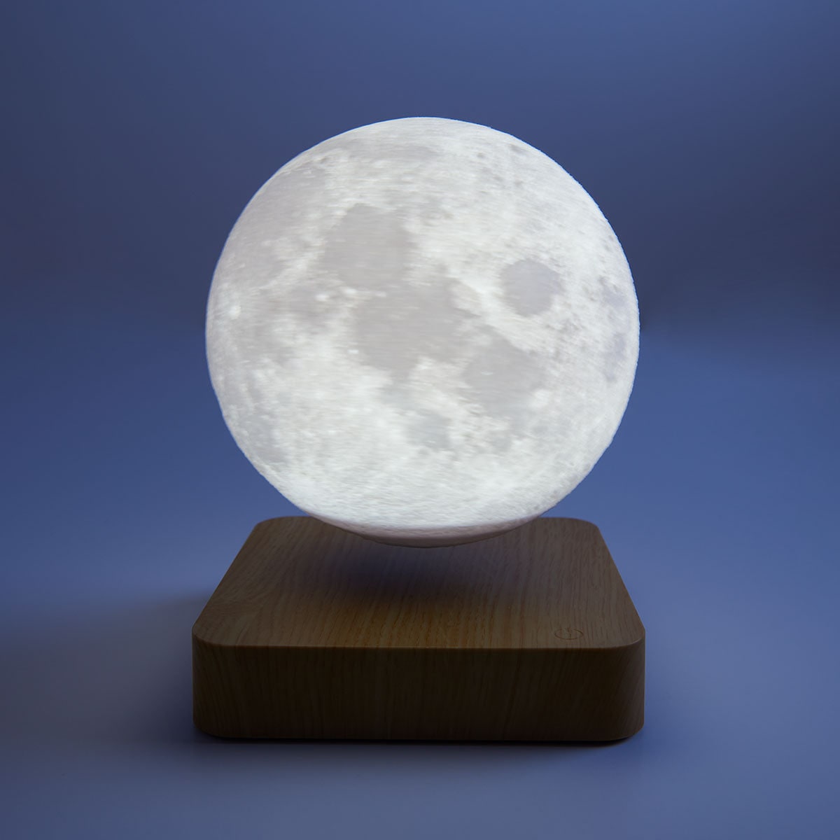 Schwebende Mondlampe Mit Holzsockel 3D Mondlampe Licht - Image 4