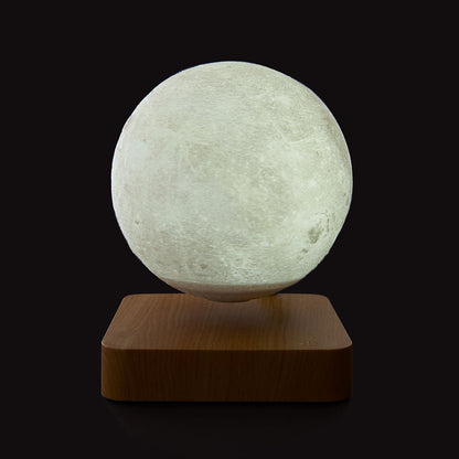 Schwebende Mondlampe Mit Holzsockel 3D Mondlampe Licht - Image 6
