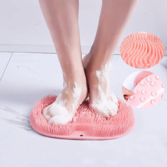 Tapis exfoliant pieds salle de bain tapis de nettoyage pieds douche