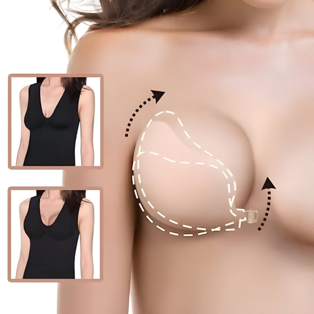 Push Up Selbstklebender Trägerloser BH