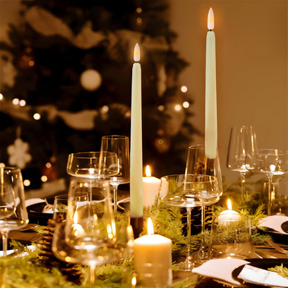 LED Stabkerzen mit Fernbedienung Set