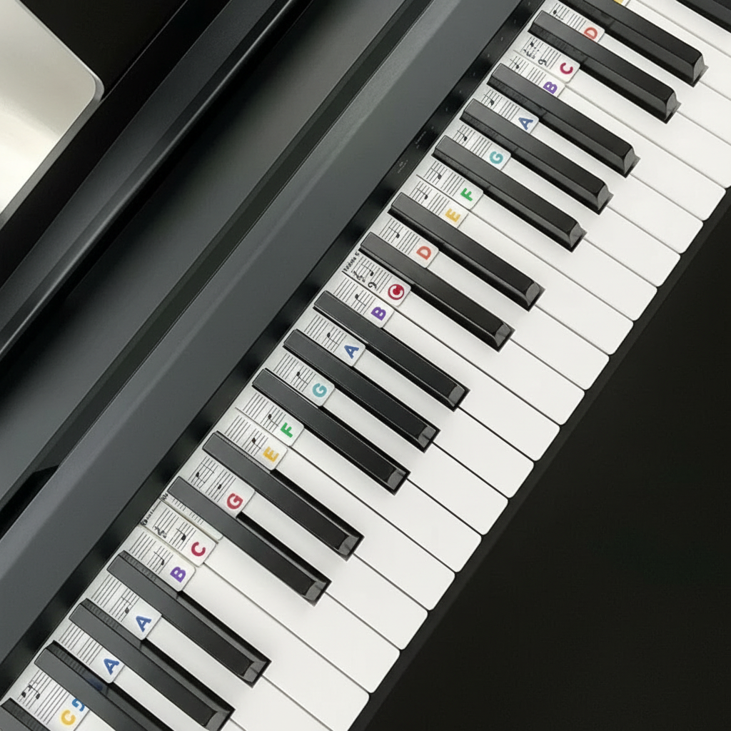 KeyboardLabel – Irrotettava Silikonitarra Pianolle Ja Koskettimistolle - Image 7